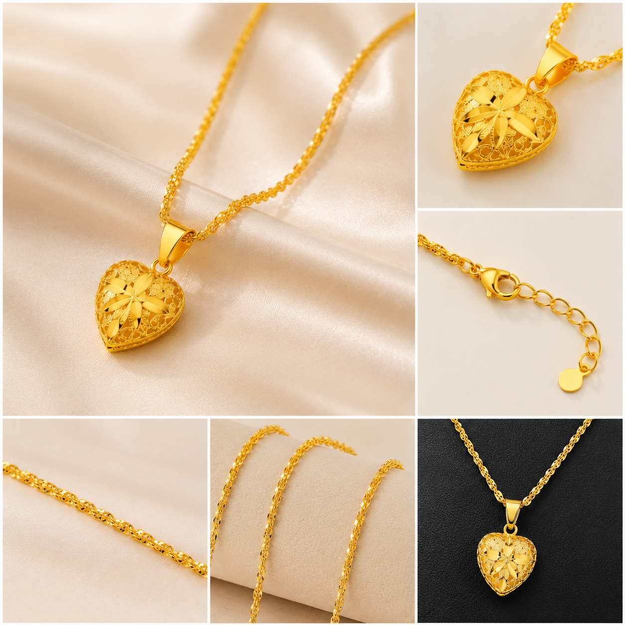 Heart Shaped Memorial Necklace