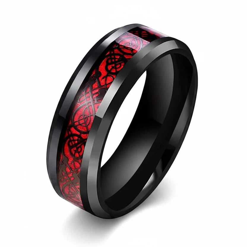 18K PVD Gold Zircon Heart Couple Promise Ring | Waterproof
