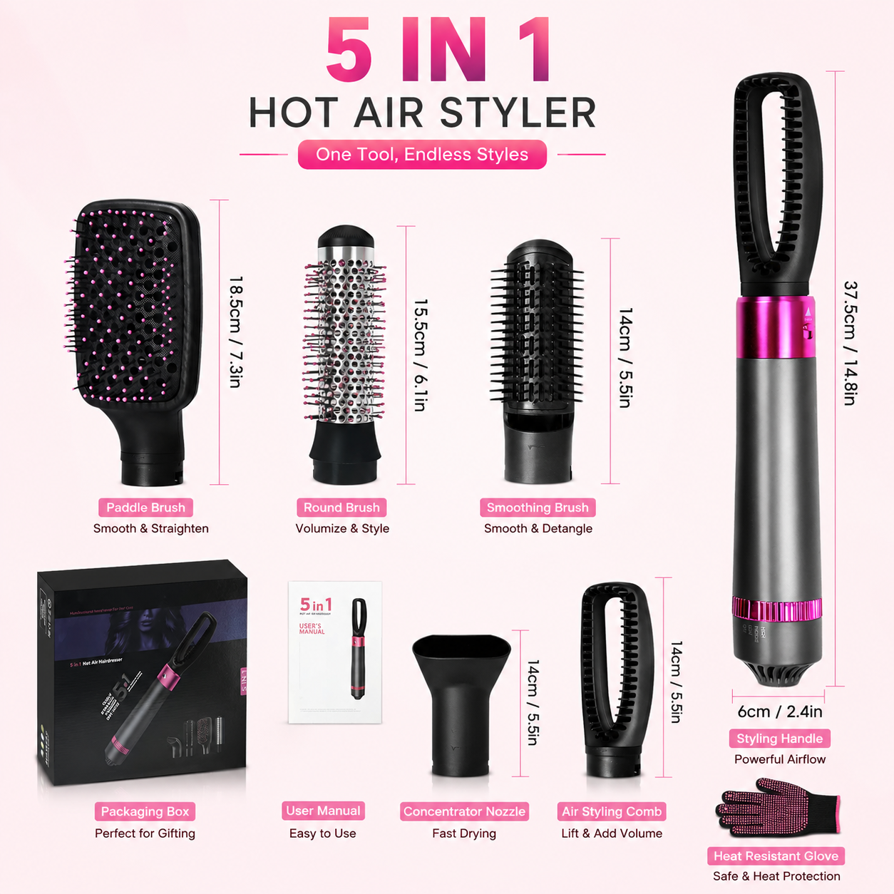 5-in-1 Hot Air Styling Brush